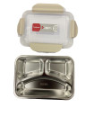 Lunch Box Acrylic/Stainless - White